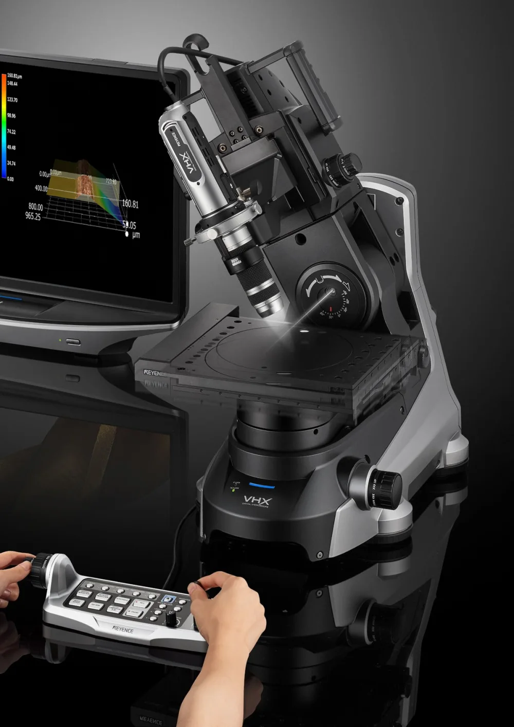 Mikroskop digital KEYENCE VHX-7000 untuk pemeriksaan permukaan dan metalografi