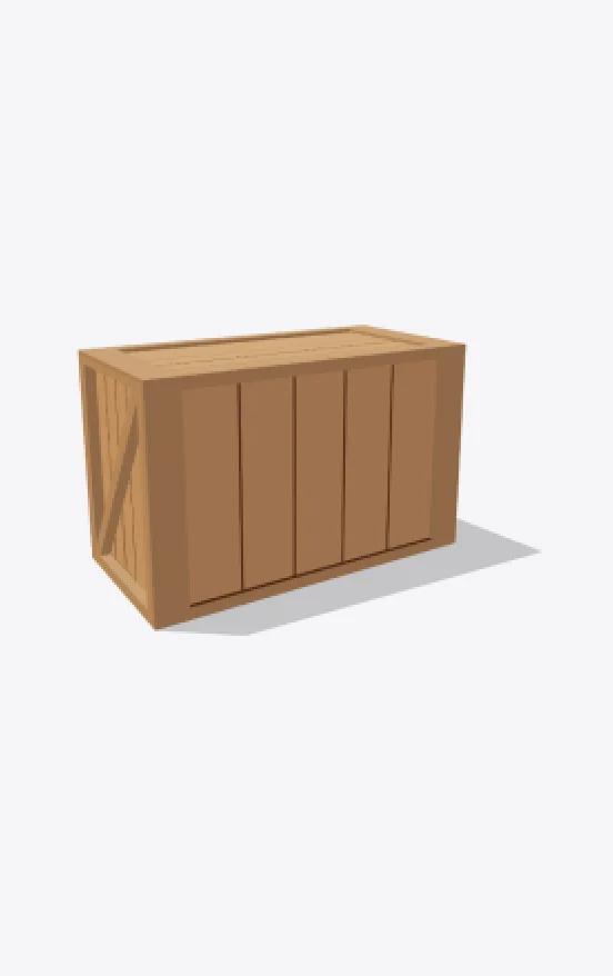 Pembungkusan kotak kayu untuk eksport